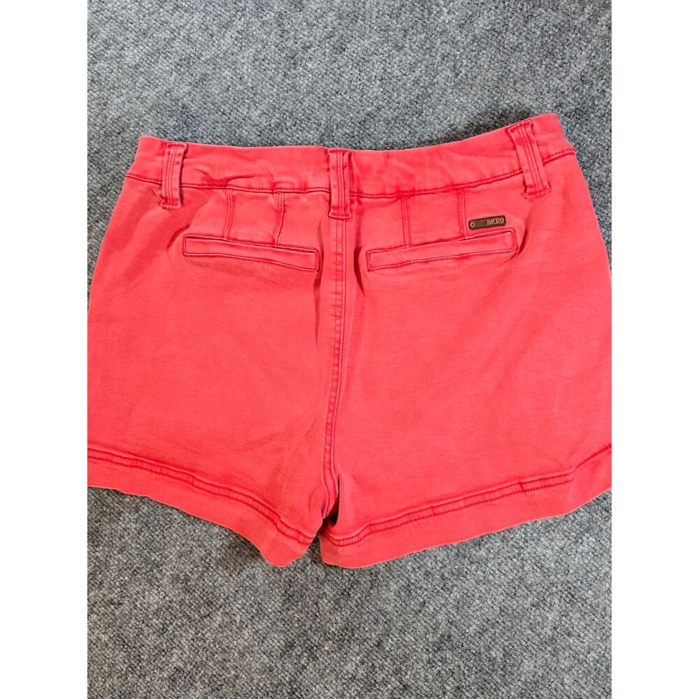 BKE High Waist Denim Shorts Womens 29 Coral Roll Hem Buckle Jean Shorts - Picture 5 of 5